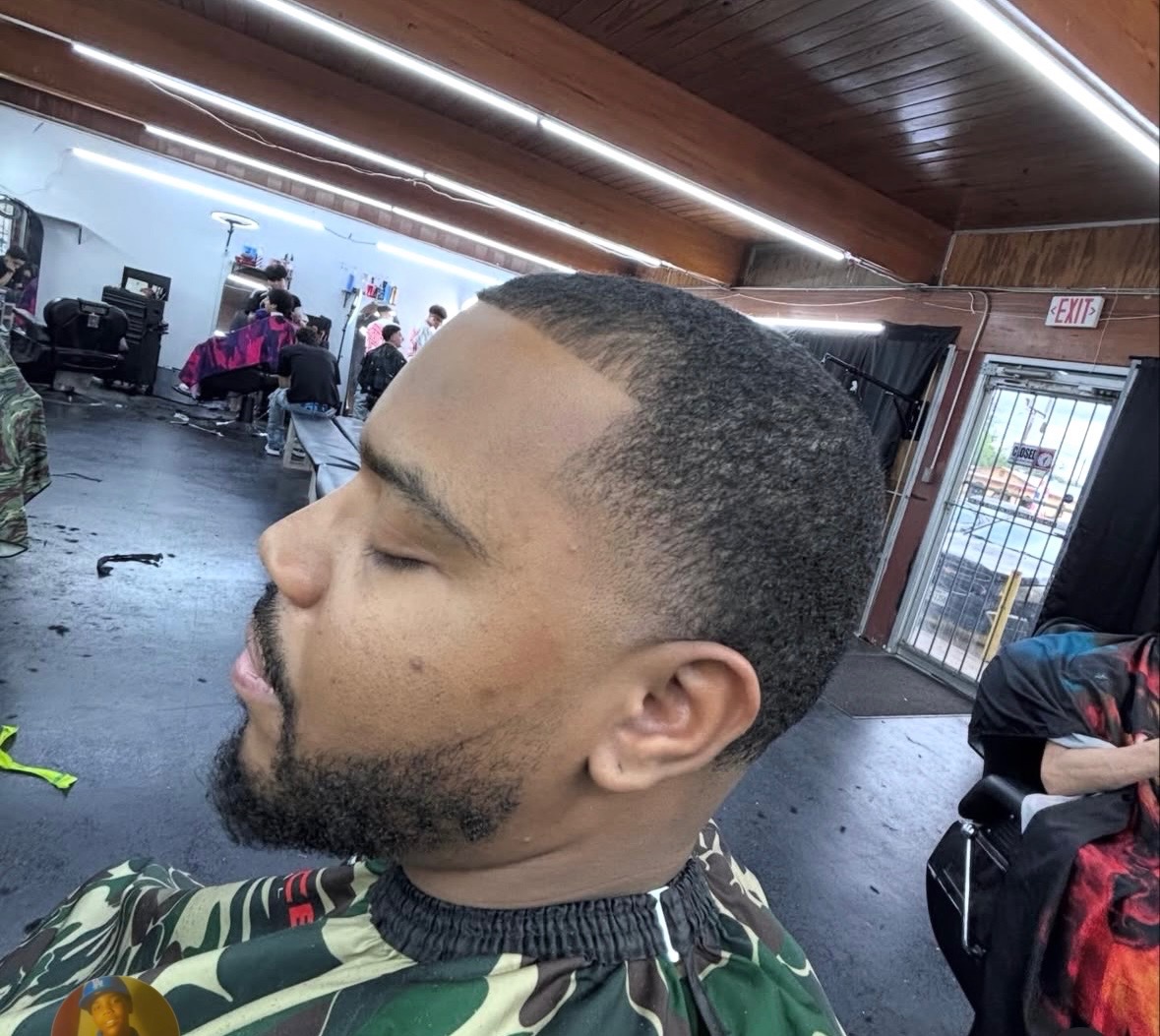 Fresh cut at Misfit Barbershop