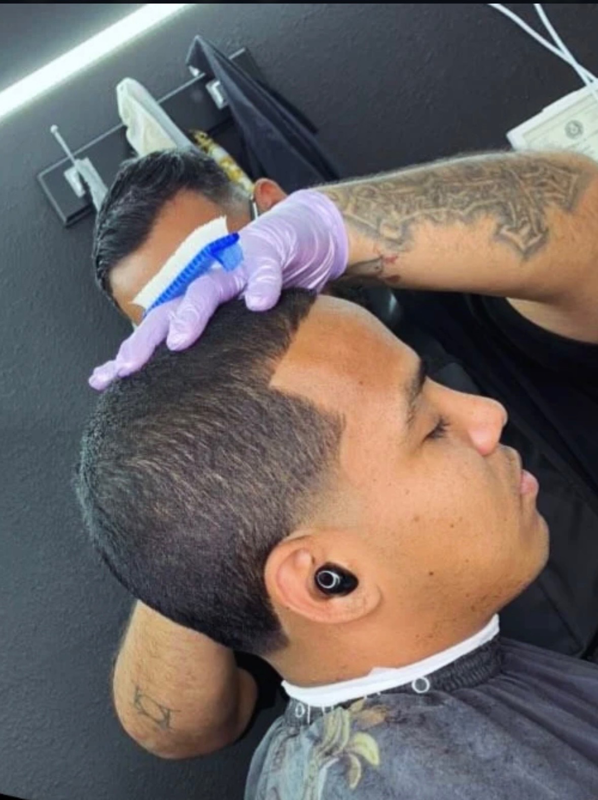 Fresh cut at Misfit Barbershop